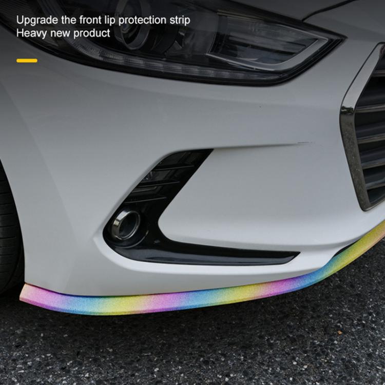 Car Starry Sky Shiny Soft Rubber Front Bar Side Anti-collision Strip