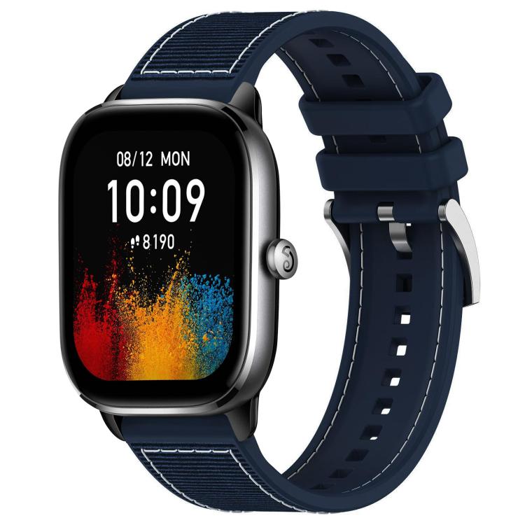 xDfind Hybrid Nylon Braid Silicone Watch Band, 22mm For Amazfit GTR 4 / GTR 3 / GTR 3 Pro, 20mm For Amazfit GTS4 Mini / GTS 3 / GTS 2