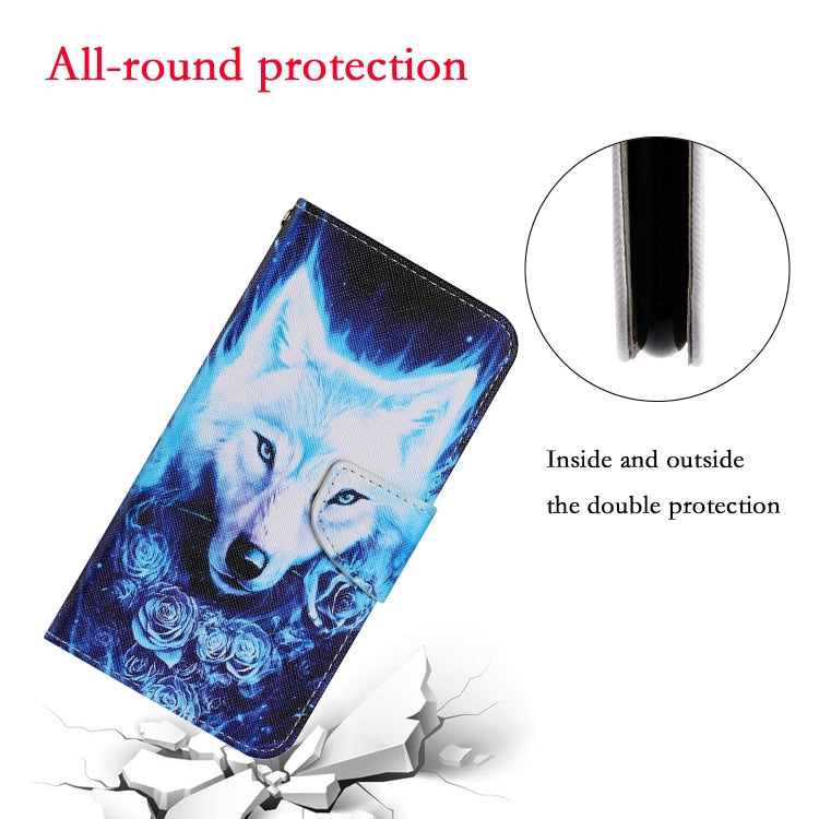 Coloured Drawing Pattern Horizontal Flip PU Leather Case with Holder & Card Slots & Wallet & Lanyard, For Samsung Galaxy A21s