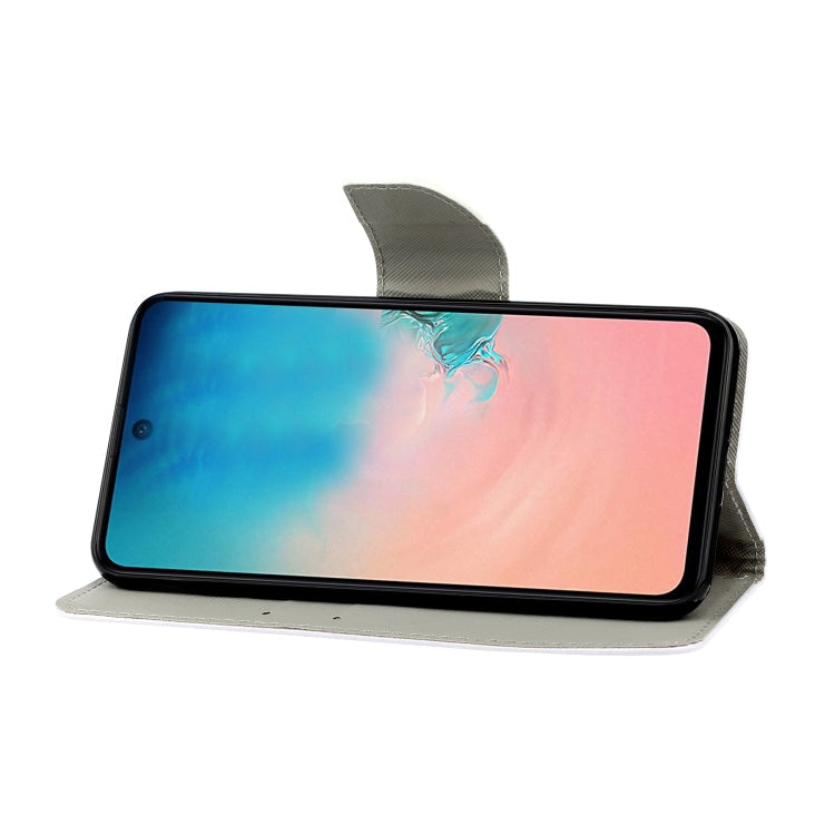 Coloured Drawing Pattern Horizontal Flip PU Leather Case with Holder & Card Slots & Wallet & Lanyard, For Samsung Galaxy A51