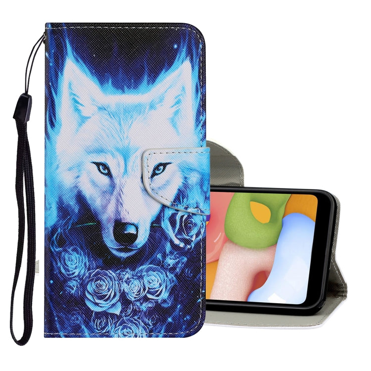 Coloured Drawing Pattern Horizontal Flip PU Leather Case with Holder & Card Slots & Wallet & Lanyard, For Samsung Galaxy A70