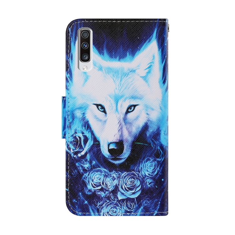Coloured Drawing Pattern Horizontal Flip PU Leather Case with Holder & Card Slots & Wallet & Lanyard, For Samsung Galaxy A70