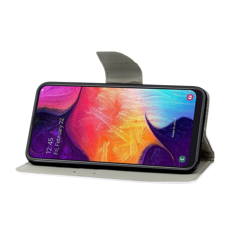 Coloured Drawing Pattern Horizontal Flip PU Leather Case with Holder & Card Slots & Wallet & Lanyard, For Samsung Galaxy A70