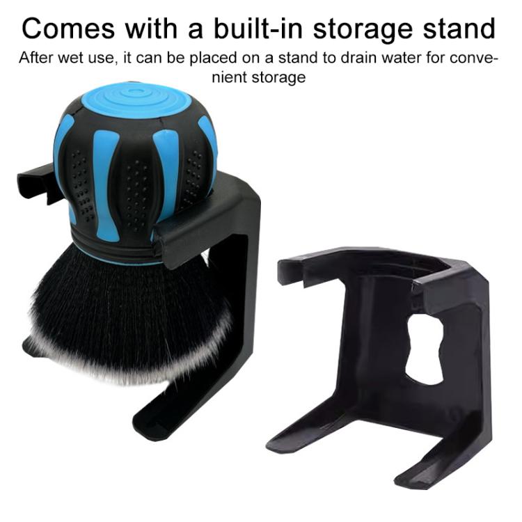 Car Large Round Head Soft Bristle Ball Interior Cleaning Brush