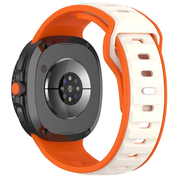 xDfind Dual Color Silicone Watch Band, For Galaxy Watch9 / 8 / 8 Classic