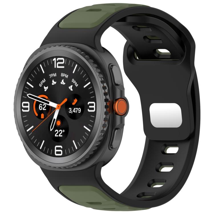 xDfind Dual Color Silicone Watch Band, For Galaxy Watch9 / 8 / 8 Classic