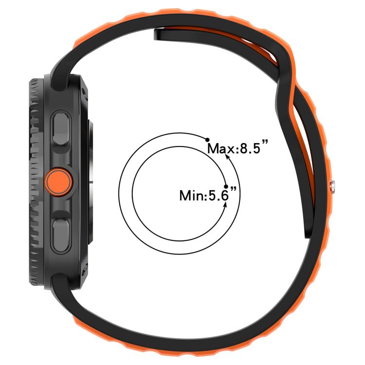xDfind Dual Color Silicone Watch Band, For Galaxy Watch9 / 8 / 8 Classic