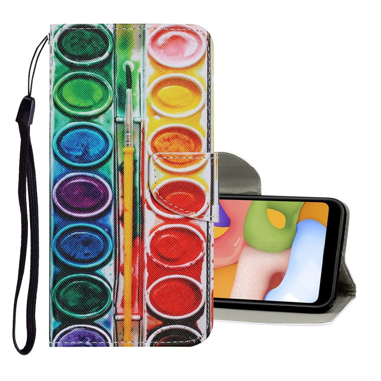 Coloured Drawing Pattern Horizontal Flip PU Leather Case with Holder & Card Slots & Wallet & Lanyard, For Samsung Galaxy S10e