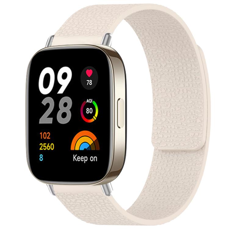 xDfind Litchi Texture Magnetic Silicone Watch Band, For Redmi Watch 3 Active/Watch 3 Lite, For Redmi Watch 3
