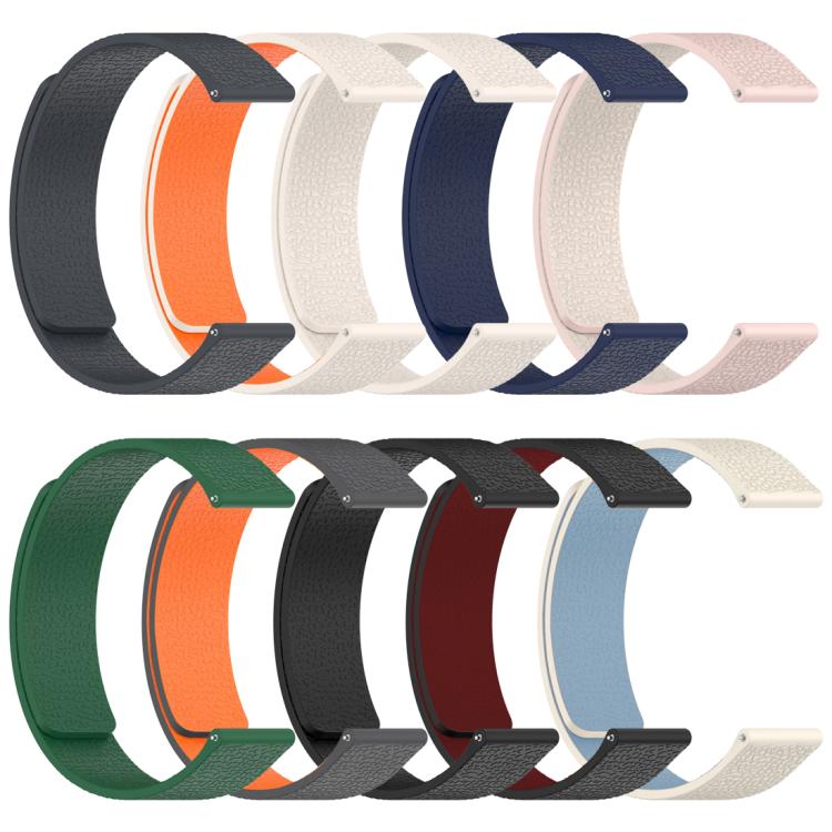 xDfind Litchi Texture Magnetic Silicone Watch Band, For Redmi Watch 3 Active/Watch 3 Lite, For Redmi Watch 3