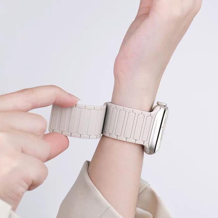xDfind I-shaped Magnetic Silicone Watch Band, For Fitbit Versa 4 / 3 / Sense 2 / Sense