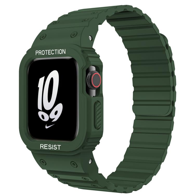 xDfind Magnetic Silicone Watch Band with Integrated Watch Cover, For Apple Watch 38 / 41mm
