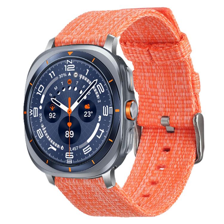 xDfind Nylon Canvas Watch Band, For Galaxy Watch Ultra2 2026 / 2025 / 1 2024, For Galaxy Watch9 / 8 / 8 Classic, For Samsung Galaxy Watch 7 / 6 / 5 / FE