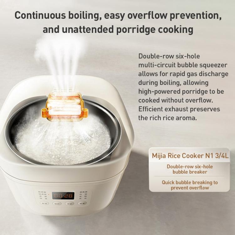 Original Xiaomi Mijia Smart Rice Cooker N1, CN Plug, 3L, 4L