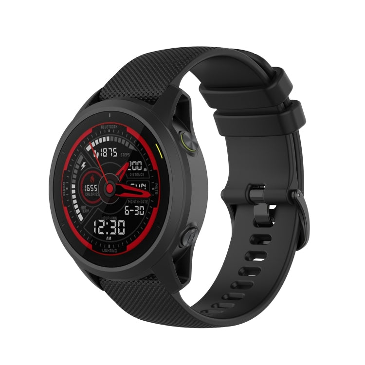 Quick Release Small Grid Texture Strap with Utility Knife, Size: Free Size 22mm, For Garmin Forerunner 745