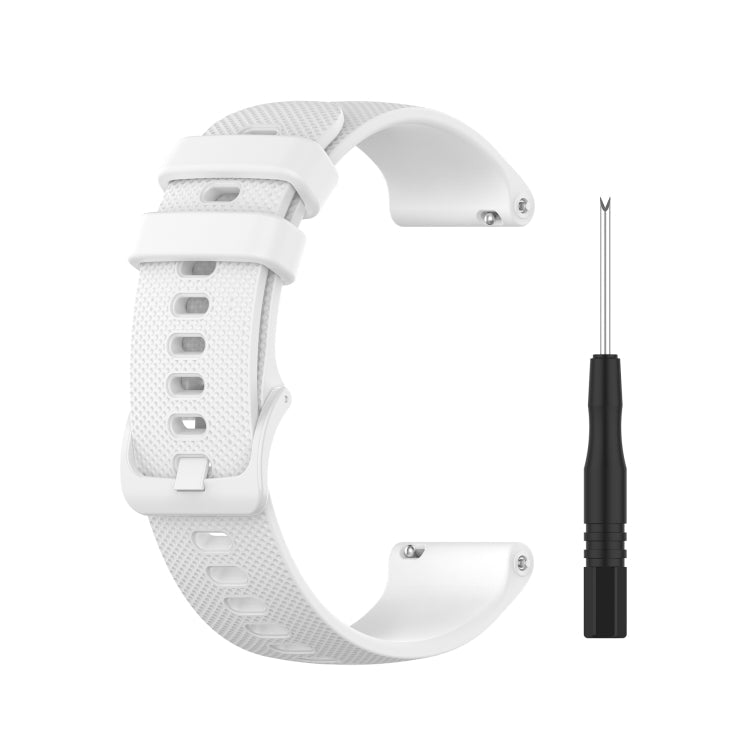 Quick Release Small Grid Texture Strap with Utility Knife, Size: Free Size 22mm, For Garmin Forerunner 745