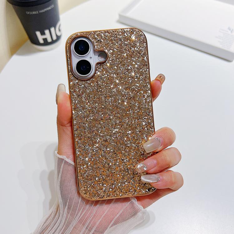 Glitter Powder Shockproof TPU Phone Case, For iPhone 17, For iPhone Air
