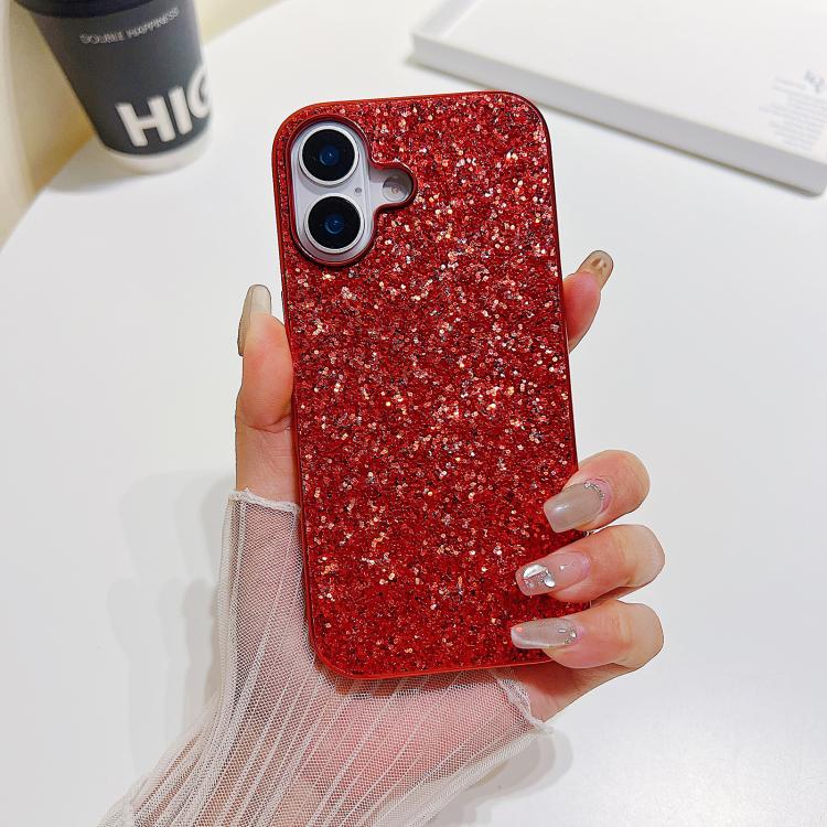 Glitter Powder Shockproof TPU Phone Case, For iPhone 17, For iPhone Air