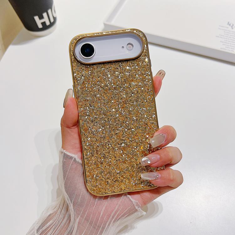 Glitter Powder Shockproof TPU Phone Case, For iPhone 17, For iPhone Air