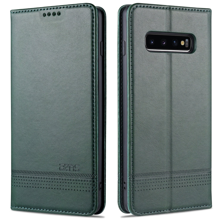 AZNS Magnetic Calf Texture Horizontal Flip Leather Case with Card Slots & Holder & Wallet, For Samsung Galaxy S10+, For Samsung Galaxy S20 FE, For Huawei Honor X10 Max