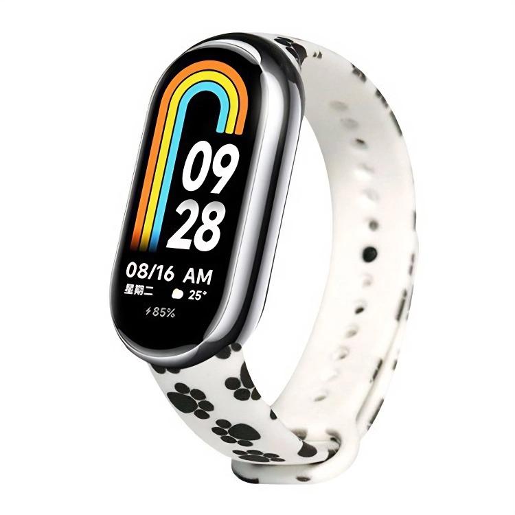 xDfind Flowers Printing TPU Watch Band, For Xiaomi Smart Band 10 / 9 / 8