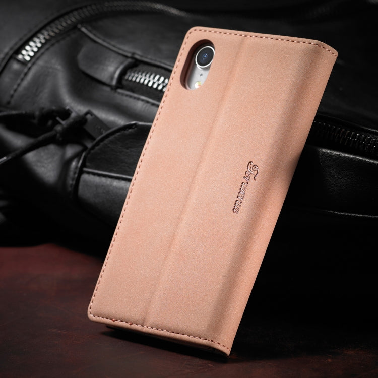 Forwenw F1 Series Matte Strong Magnetism Horizontal Flip Leather Case with Holder & Card Slots & Wallet & Photo Frame, For iPhone XR