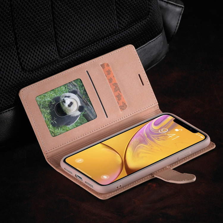 Forwenw F1 Series Matte Strong Magnetism Horizontal Flip Leather Case with Holder & Card Slots & Wallet & Photo Frame, For iPhone XR