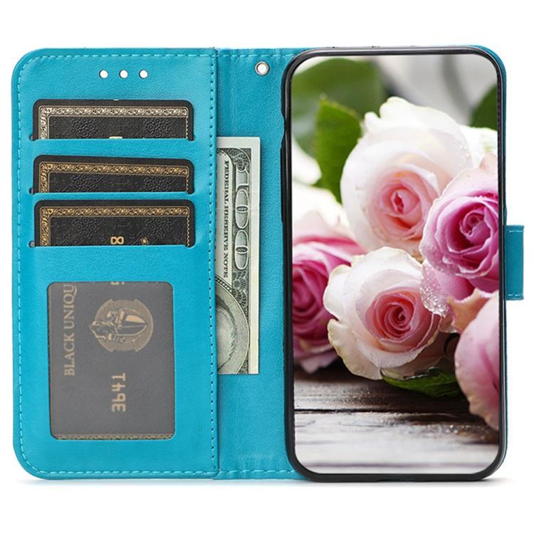 Rose Butterfly Embossed Leather Phone Case, For Xiaomi 17 Pro, For Xiaomi 17, For Xiaomi 15T Pro 5G, For Xiaomi 15T 5G