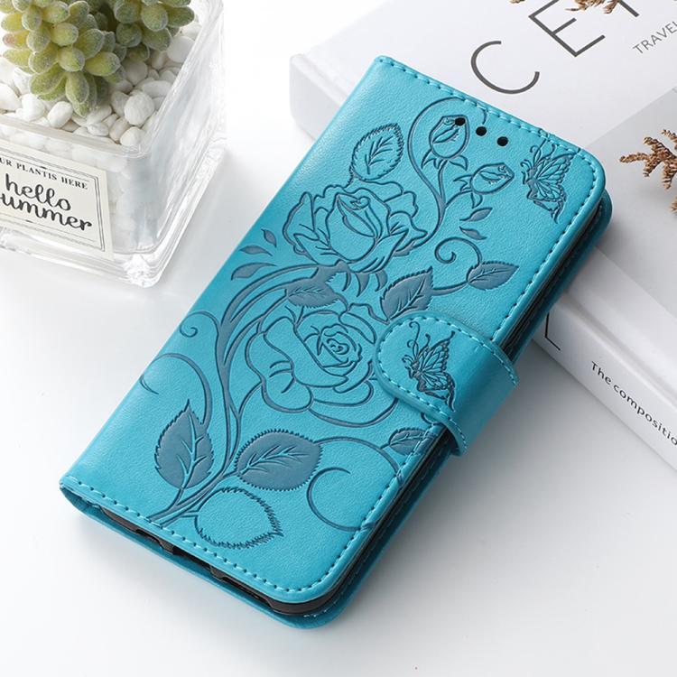 Rose Butterfly Embossed Leather Phone Case, For Xiaomi 17 Pro, For Xiaomi 17, For Xiaomi 15T Pro 5G, For Xiaomi 15T 5G