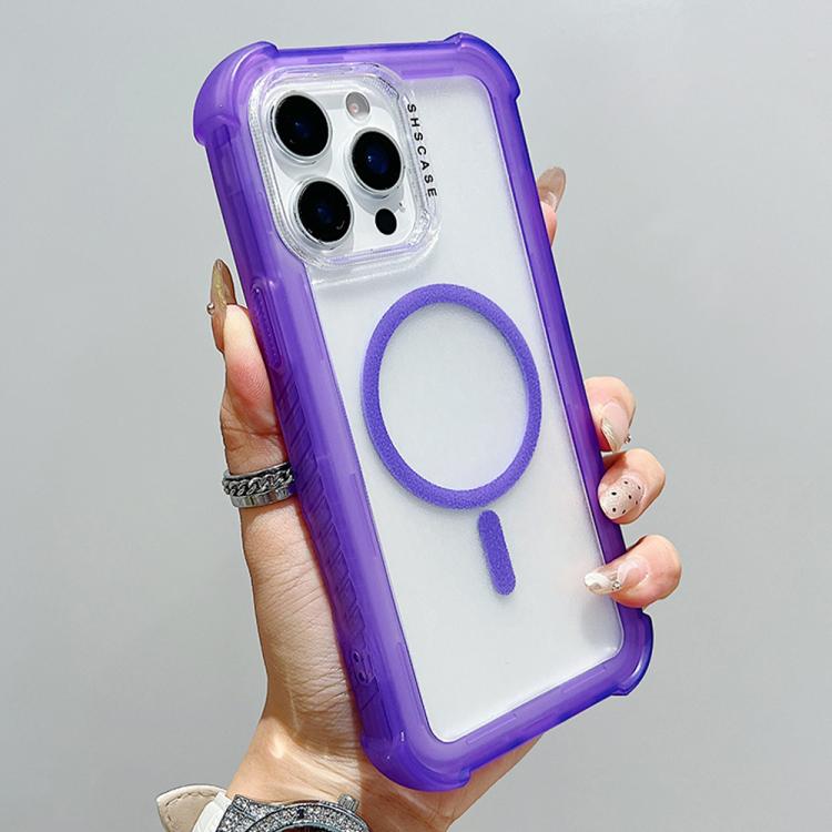 Transparent Matte TPU Hybrid PC 3-in-1 MagSafe Phone Case, For iPhone 15 Pro Max, For iPhone 15 Pro, For iPhone 15 Plus, For iPhone 15