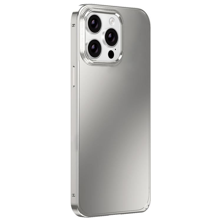 Metal Frame Micro-frosted Back Panel Phone Case, For iPhone 14 Pro, For iPhone 14 Pro Max