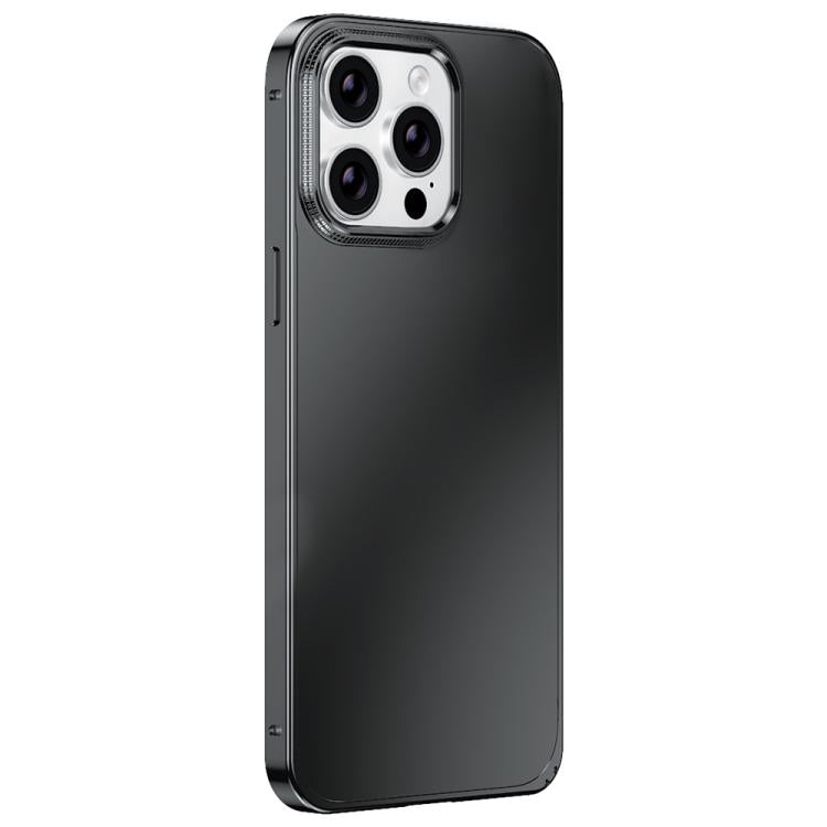 Metal Frame Micro-frosted Back Panel Phone Case, For iPhone 14 Pro, For iPhone 14 Pro Max