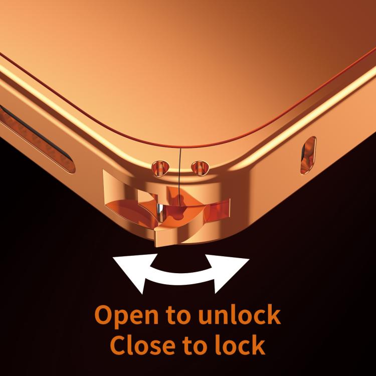 Metal Frame Micro-frosted Back Panel Phone Case, For iPhone 14 Pro, For iPhone 14 Pro Max