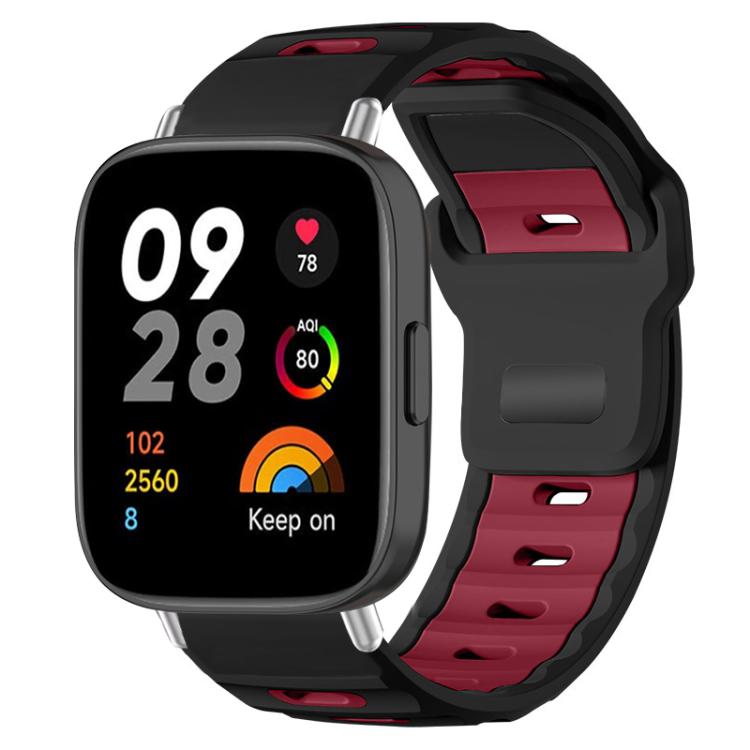 xDfind Flat-head Dual-color Silicone Watch Band, For Redmi Watch 3