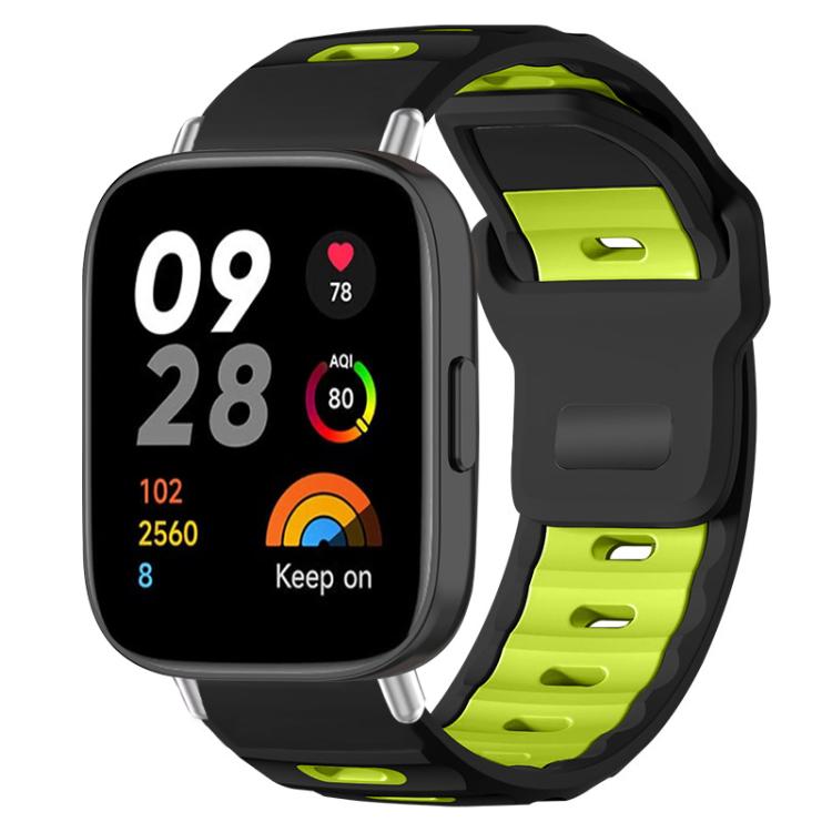 xDfind Flat-head Dual-color Silicone Watch Band, For Redmi Watch 3