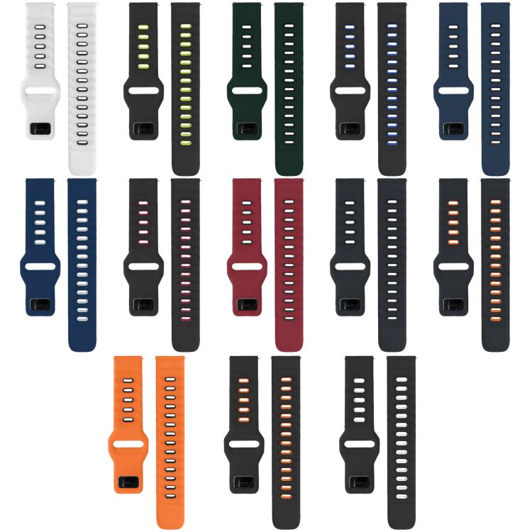 xDfind Flat-head Dual-color Silicone Watch Band, For Redmi Watch 3