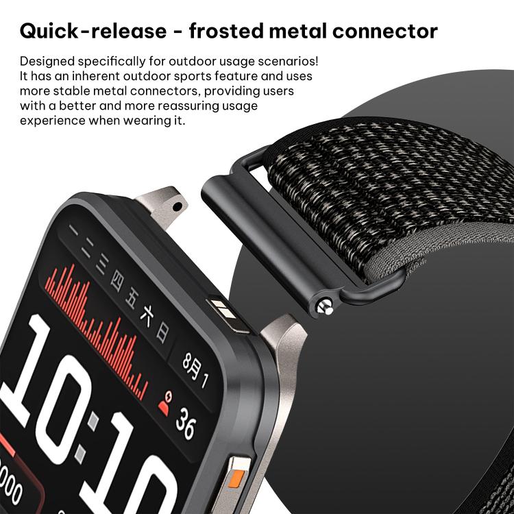 xDfind Wild Path Loop Nylon Woven Quick-release Watch Band, For Garmin Venu X1