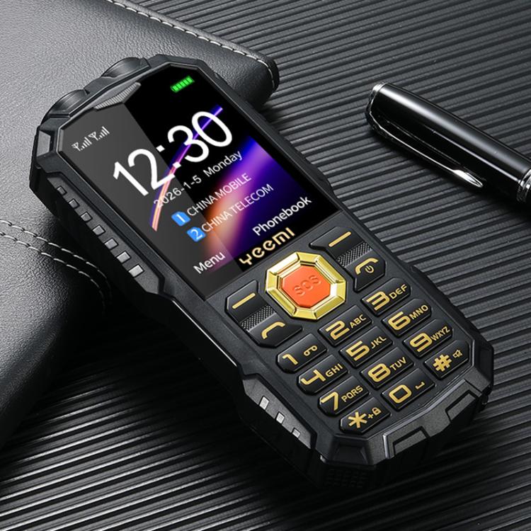 YEEMI Q5 4G Elder Rugged Phone, 16800mAh Battery, 2.4 inch, 21 Keys, Network: 4G, LED Flashlight, Dual SIM