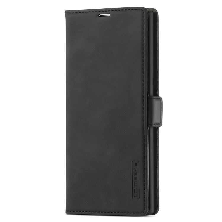 LC.IMEEK Strong Magnetism Ultra-thin Horizontal Flip Shockproof Matte TPU + PU Leather Case with Holder & Card Slots & Wallet, For Samsung Galaxy Note10+, For Samsung Galaxy Note10, For Samsung Galaxy Note20 Ultra, For Samsung Galaxy Note20
