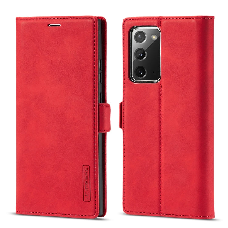 LC.IMEEK Strong Magnetism Ultra-thin Horizontal Flip Shockproof Matte TPU + PU Leather Case with Holder & Card Slots & Wallet, For Samsung Galaxy Note10+, For Samsung Galaxy Note10, For Samsung Galaxy Note20 Ultra, For Samsung Galaxy Note20