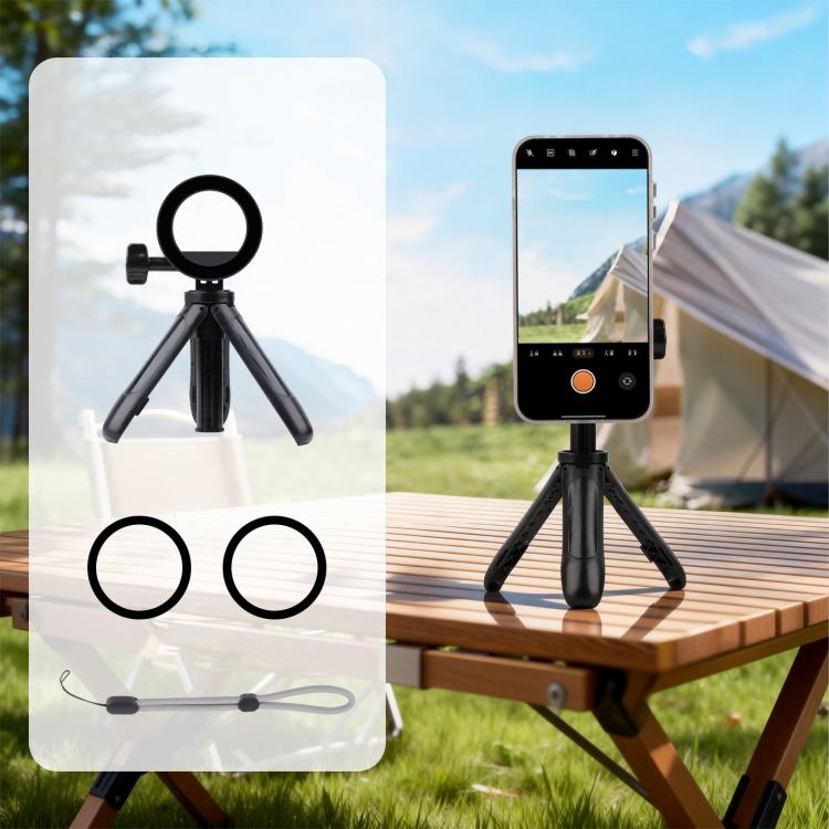 Mini Magnetic Phone Tripod Extendable Selfie Stick Phone Holder