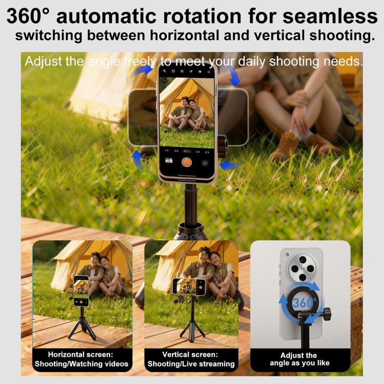 Mini Magnetic Phone Tripod Extendable Selfie Stick Phone Holder