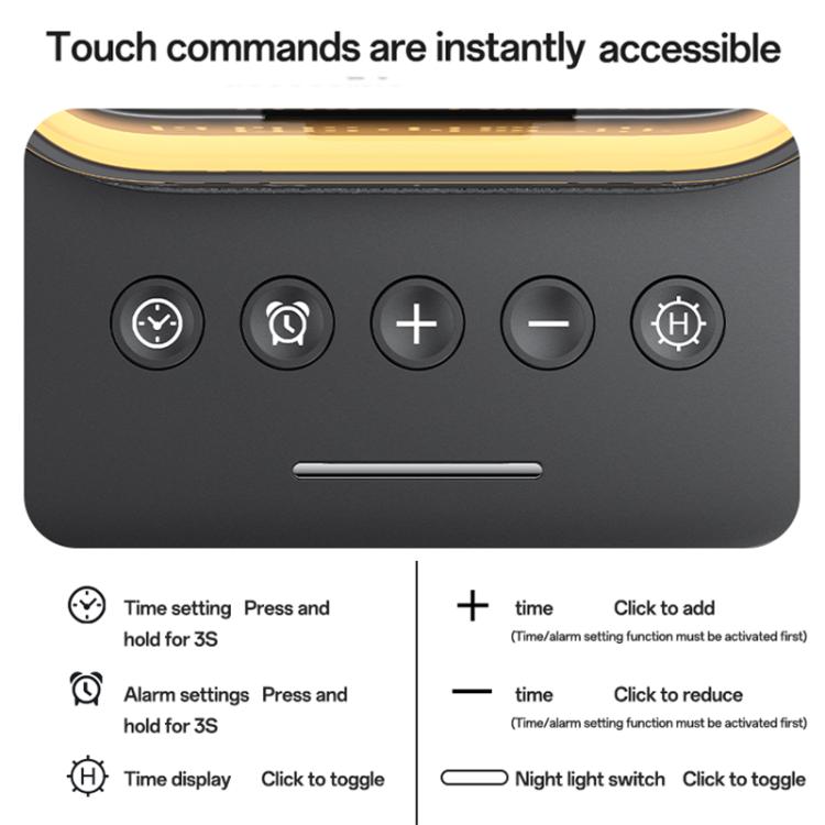 Yesido DS37 25W 6-in-1 Multi-Functional Magnetic Wireless Charging Station, DS37