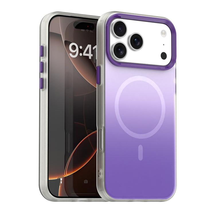 Candy Gradient Series 3 in 1 Hybrid Magnetic Phone Case, For iPhone 18 Pro, For iPhone 18 Pro Max, For iPhone 17 Pro Max, For iPhone 17 Pro