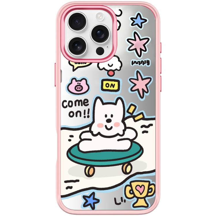 Happy Weekend Pattern Magnetic Phone Case, For iPhone 16 Pro Max, For iPhone 16 Pro, For iPhone 16 Plus, For iPhone 16