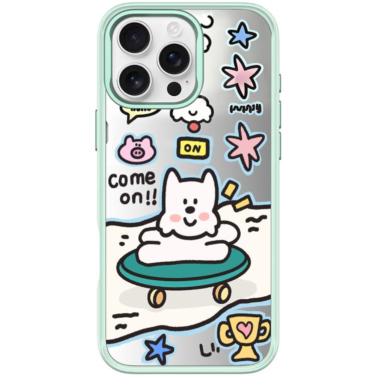 Happy Weekend Pattern Magnetic Phone Case, For iPhone 16 Pro Max, For iPhone 16 Pro, For iPhone 16 Plus, For iPhone 16
