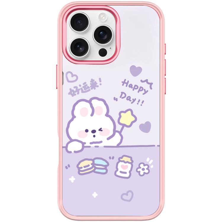 Good Luck Star Rabbit Pattern Magnetic Phone Case, For iPhone 16 Pro Max, For iPhone 16 Pro, For iPhone 16 Plus, For iPhone 16