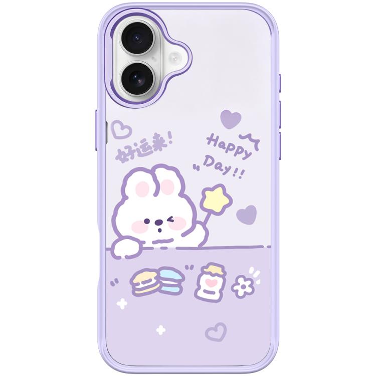 Good Luck Star Rabbit Pattern Magnetic Phone Case, For iPhone 16 Pro Max, For iPhone 16 Pro, For iPhone 16 Plus, For iPhone 16