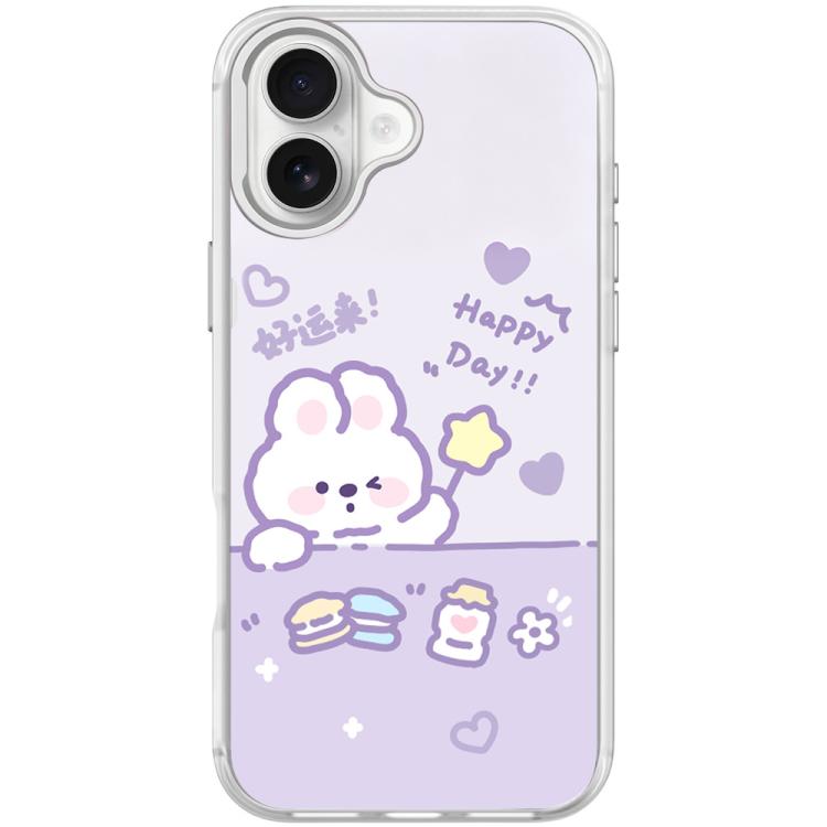Good Luck Star Rabbit Pattern Magnetic Phone Case, For iPhone 16 Pro Max, For iPhone 16 Pro, For iPhone 16 Plus, For iPhone 16