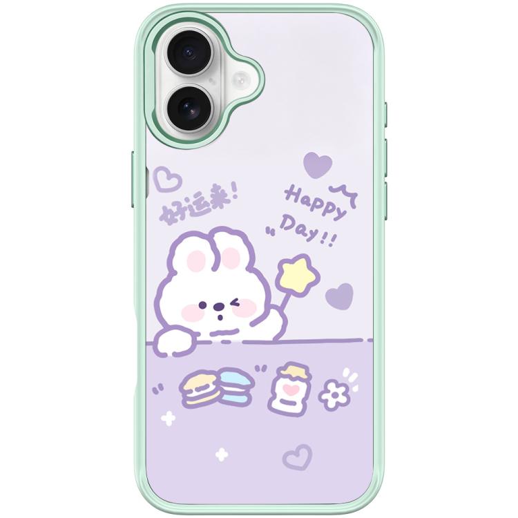 Good Luck Star Rabbit Pattern Magnetic Phone Case, For iPhone 16 Pro Max, For iPhone 16 Pro, For iPhone 16 Plus, For iPhone 16